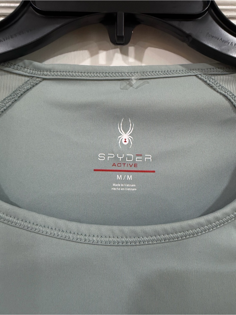Spyder Light Sage Green Short Sleeve Performance Tee - Picture 2 of 6